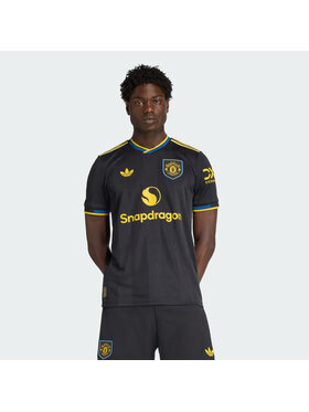 adidas adidas Koszulka techniczna Manchester United Czarny Slim Fit