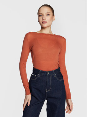 Calvin Klein Calvin Klein Pullover Extra Fine K20K204139 Orange Slim Fit