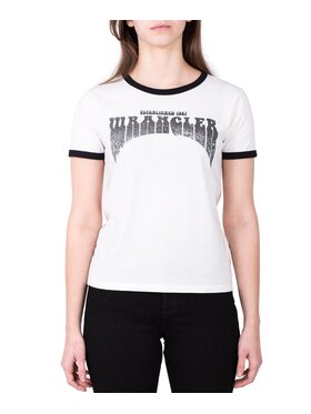 Wrangler Wrangler T-Shirt 112339704 Biały Regular Fit