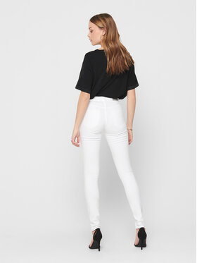 ONLY Jeans Hlače 15195647 Bela Skinny Fit