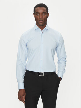BOSS BOSS Cămașă H-HANK-spread-C1-222 50539227 Albastru celest Slim Fit