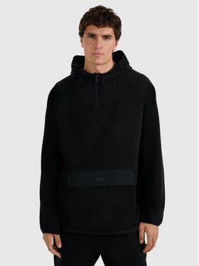 4F 4F Felpa di pile 4FWAW25TFLEM427-20S Nero Regular Fit