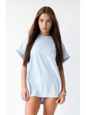 MissDenim MissDenim Tričko Oversize Washed Tee Modrá Oversize