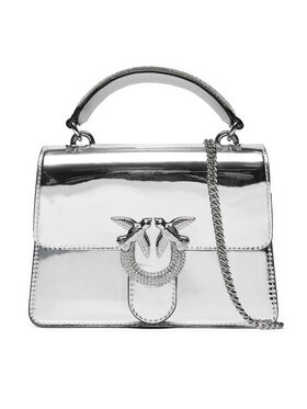 PINKO PINKO Torebka Love One Top Handle Mini Light AI 24-25 PLTT 100071 A1JD Srebrny