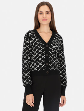 L’AF L’AF Kardigan Archi Czarny Regular Fit