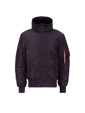 Alpha Industries Alpha Industries Kurtka bomber MA-1 Hooded Bomber Jacket Fioletowy Slim Fit