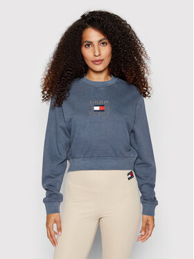 Tommy Jeans Tommy Jeans Bluza Timeless DW0DW12718 Niebieski Boxy Fit