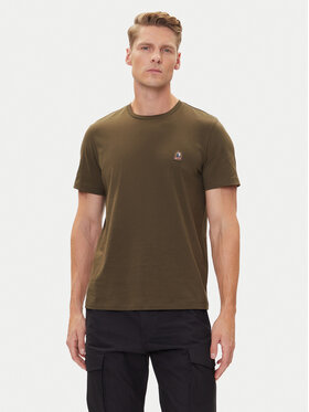 Parajumpers Parajumpers T-Shirt Patch 25WMPMTSEY29 Khaki Regular Fit