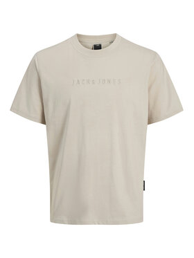 Jack&Jones Jack&Jones T-Shirt Recharge 12273070 Μπεζ Relaxed Fit