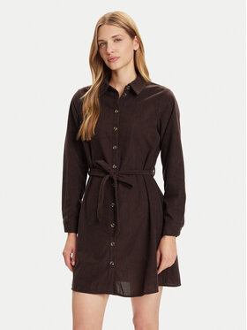 Vero Moda Vero Moda Рокля тип риза Elly 10334288 Кафяв Regular Fit