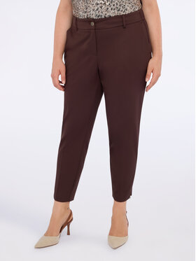 Fiorella Rubino Fiorella Rubino Pantaloni di tessuto P182L002208N022 Marrone Regular Fit