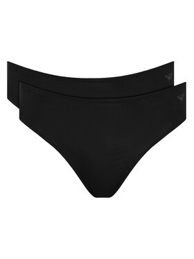 Emporio Armani Underwear Emporio Armani Underwear Σετ στρινγκ EW000402 AF25571 UC001 Μαύρο