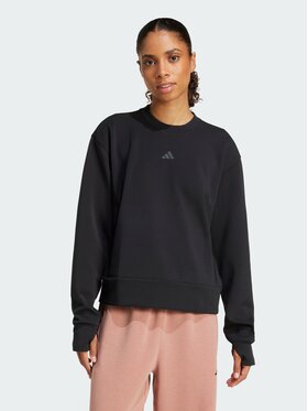 adidas adidas Bluza Designed-for-Training Warm-Up Crewneck Czarny Loose Fit
