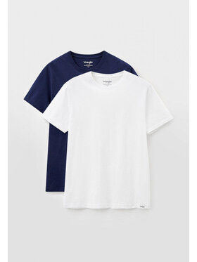 Wrangler Wrangler T-Shirt SS 2 PACK TEE Biały Regular Fit