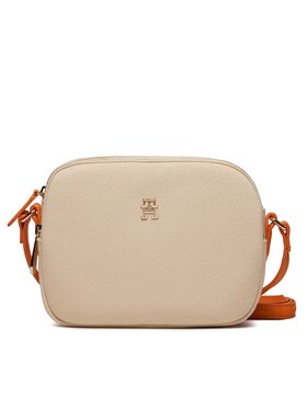 Tommy Hilfiger Tommy Hilfiger Borsetta Poppy Canvas Crossover AW0AW16419 Beige