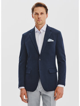 Pako Lorente Pako Lorente Marynarka P25WF-3X-015 Granatowy Slim Fit