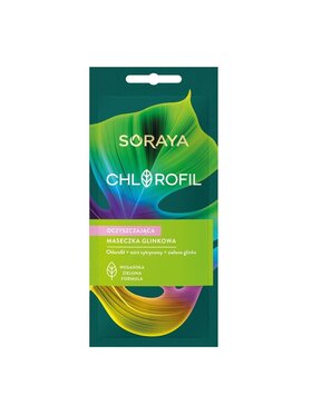 Soraya Soraya Chlorofil oczyszczająca maseczka glinkowa 8ml Zestaw kosmetyków