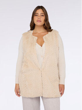 Fiorella Rubino Fiorella Rubino Cappotto invernale S013E003704N002 Crema Regular Fit