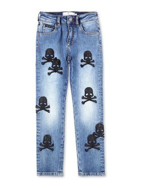PHILIPP PLEIN PHILIPP PLEIN Džínsy 4267 Modrá Comfort Fit