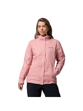 Columbia Columbia Kurtka przeciwdeszczowa Arcadia II Jacket Różowy Regular Fit