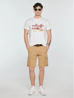 BIG STAR BIG STAR T-Shirt REGGER_100_150 Biały Basic Fit