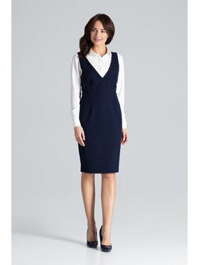 Lenitif Lenitif Vestito L039 Blu scuro Slim Fit