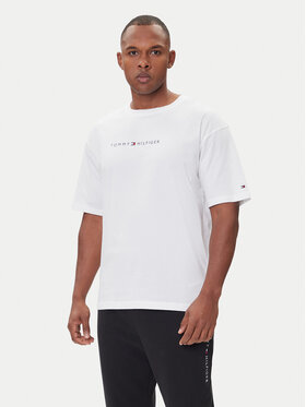 Tommy Hilfiger Tommy Hilfiger Tricou UM0UM03685 Alb Regular Fit