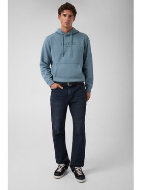 Guess Guess Mikina 184009 Světle modrá Classic Fit