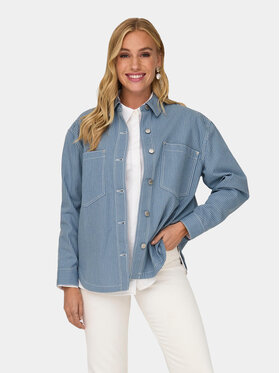 ONLY ONLY Сорочка Merle 15312897 Голубий Loose Fit