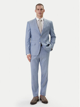 BOSS BOSS Costum Huge 50557273 Albastru celest Slim Fit
