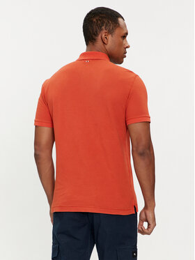 Napapijri Polo Majica Elbas NP0A4GDL Oranžna Regular Fit