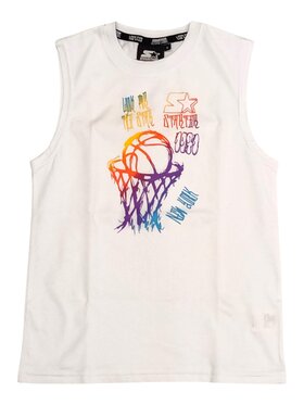 Starter Starter Canottiera q-bab-69483 Bianco Regular Fit