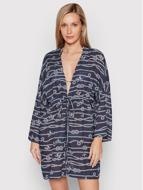 Max Mara Beachwear Max Mara Beachwear Haljina za plažu Baco 32210728 Tamnoplava Regular Fit