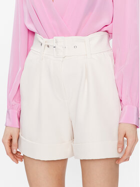 Guess Guess Szorty materiałowe Diane W3GD58 WFCU2 Beżowy Relaxed Fit