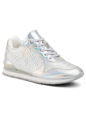 Guess Guess Sneakersy Tessa FJ5TES FAL12 Srebrny