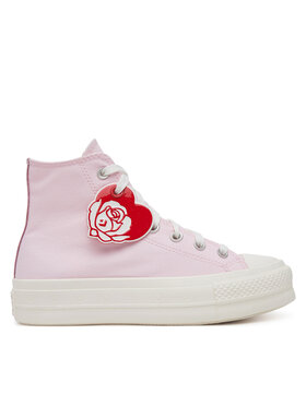Converse Converse Scarpe da ginnastica Chuck Taylor All Star Lift Platform Hearts A13652C Rosa