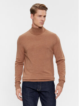 Calvin Klein Calvin Klein Bluză cu gât Superior K10K110420 Maro Slim Fit