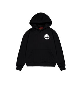Alpha Industries Alpha Industries Bluza Logo Back Print Hoodie Women Czarny Loose Fit