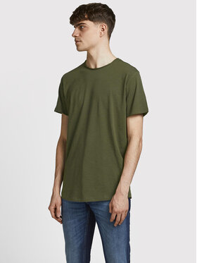 Jack&Jones Jack&Jones T-Shirt Basher 12182498 Zielony Regular Fit