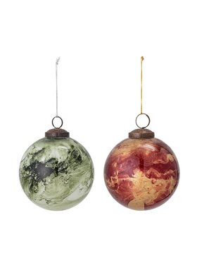 La Mania La Mania Bombki Marble 2 szt. Kolorowy