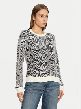 Vila Vila Sweter Doreen 14099775 Beżowy Regular Fit