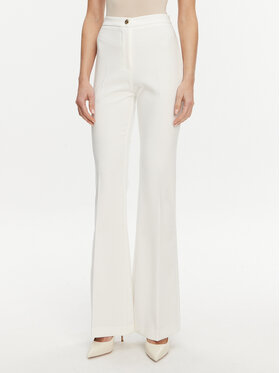 ARTIGLI ARTIGLI Pantaloni din material ACPA000840 Alb Regular Fit