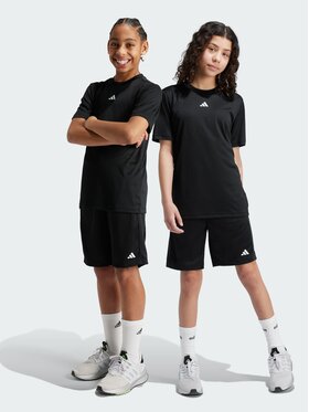 adidas adidas Szorty materiałowe 132617 Czarny Regular Fit