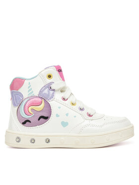 Geox Geox Sneakers J Skylin J568WD 0NFKN C0653 S Bianco