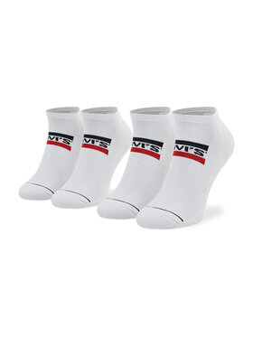 Levi's® Levi's® 2 unisex zemo zeķu pāru komplekts 701219507 Balts