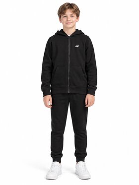 4F 4F Mikina 4FJWMM00TSWSM2754-20S Čierna Regular Fit