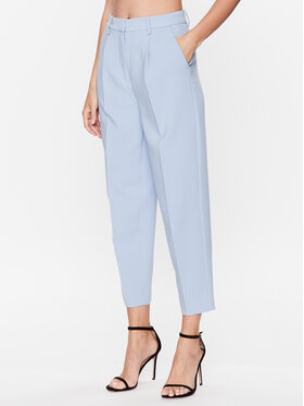 Bruuns Bazaar Bruuns Bazaar Medžiaginės kelnės Cindy Dagny BBW2393 Mėlyna Regular Fit