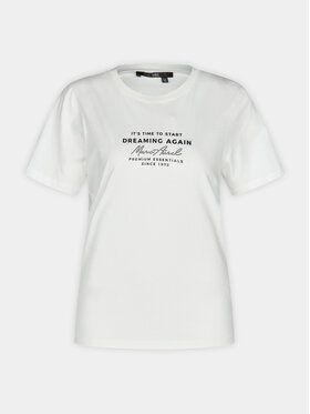 Marc Aurel Marc Aurel T-Shirt 7522 7000 73689 Bílá Regular Fit