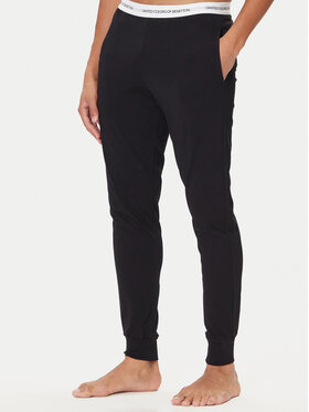 United Colors Of Benetton United Colors Of Benetton Pizsama nadrág 30964F00V Fekete Regular Fit
