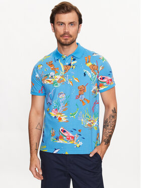 Polo Ralph Lauren Polo Ralph Lauren Polo 710900512001 Niebieski Slim Fit